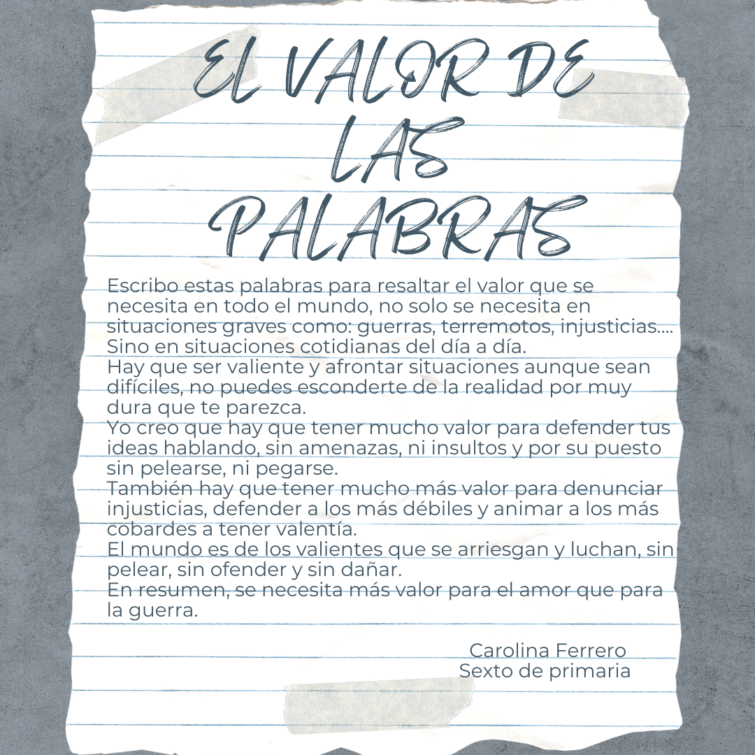 El valor de las palabras